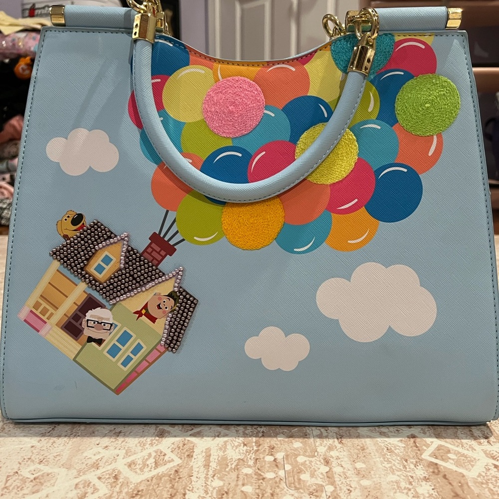 Pixar UP Loungefly Balloon House Handbag & Crossbody brand new minor blemishes
